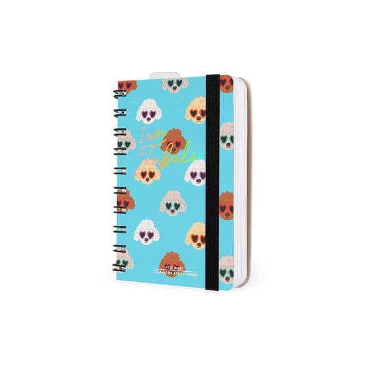 Agenda giornaliera spiralata Legami 12 Mesi - 2025  - Small Daily Spiral Bound Diary - Sky Blue Dogs - 4