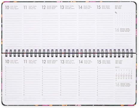 Desk Planner Legami 12 Mesi - 2025  - Desk Planner - Wildflowers - 2