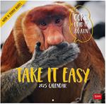 Calendario da Muro 2025 Legami - Take It Easy - 30 x 29