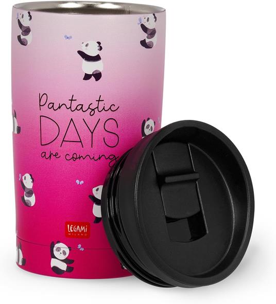 Bottiglia Sottovuoto - Caldo & Freddo - Tumbler - Panda - 2