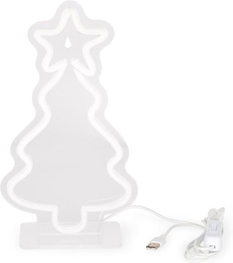Insegna Luminosa LED Effetto Neon - Albero di Natale - Legami - 3