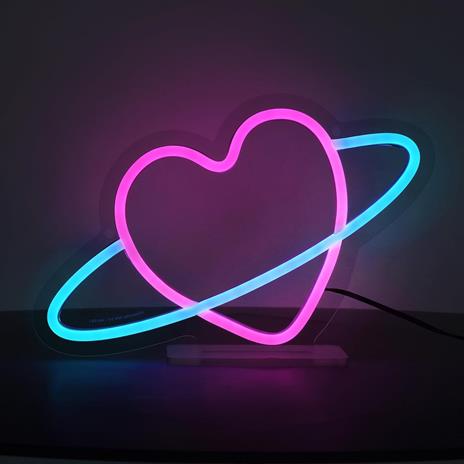 It'S A Sign - Neon-Effect Led Sign - Planet Heart - 2