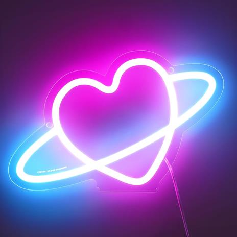 It'S A Sign - Neon-Effect Led Sign - Planet Heart - 5
