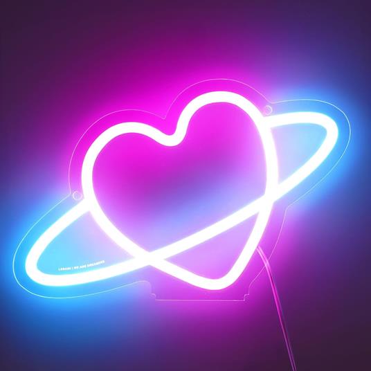It'S A Sign - Neon-Effect Led Sign - Planet Heart - 5