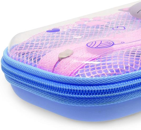 Legami - Astuccio Wonderwow, Tema Kitty, 2 Scomparti e Portapenne interno, Chiusura a Zip, 23x11x5 cm - 6