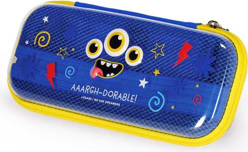 Cartoleria Astuccio metallico con zip Legami - wonderwow Legami - mostro Legami