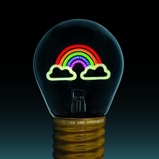 Bulb Fiction - Lightbulb-Shaped Table Lamp - Rainbow - 3