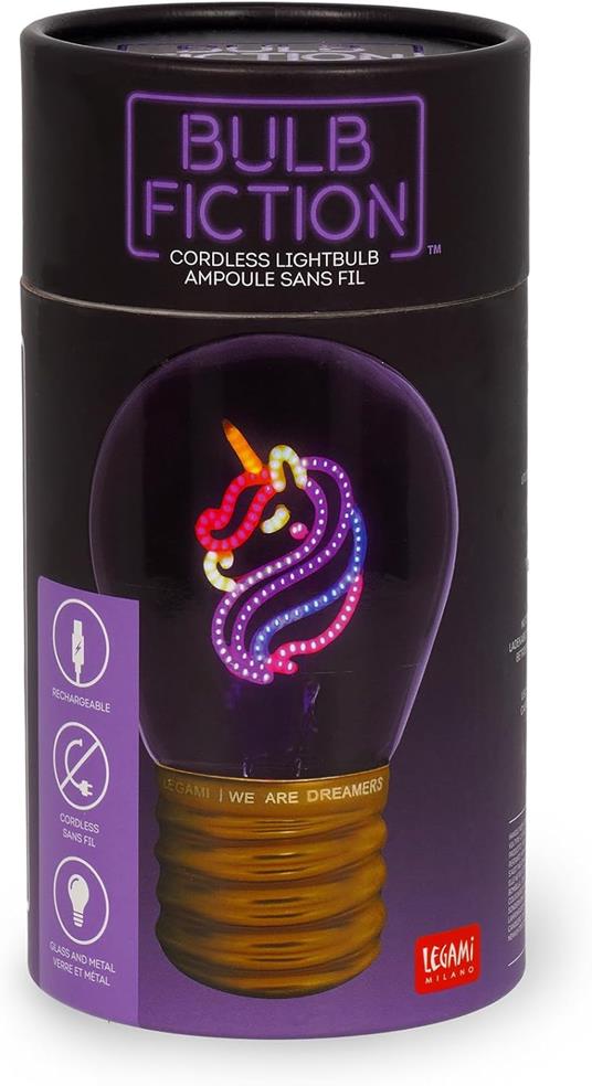 Lampada Decorativa da Tavolo a Forma di Lampadina - Unicorno - 6