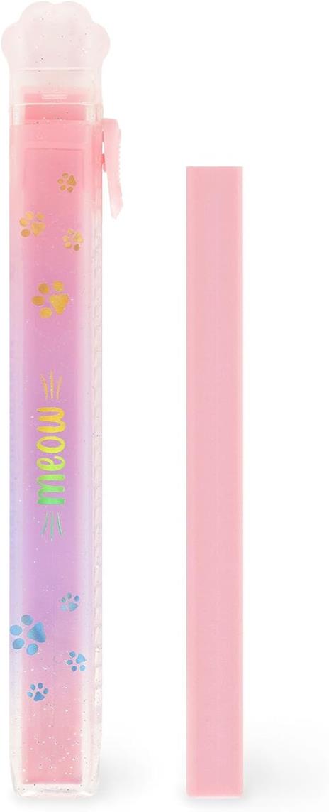 Legami - Gomma Rettrattile Meow, Gomma per cancellare, 1 gomma + 1 Refill incluso, ricaricabile - 2