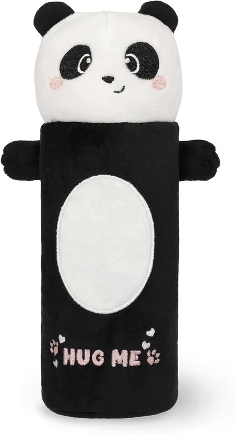 Legami - Astuccio Super Soft, Tema Panda, Astuccio soffice, 100% Poliestere, Super Soft Pencil Case