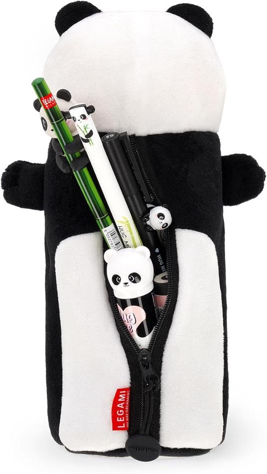 Legami - Astuccio Super Soft, Tema Panda, Astuccio soffice, 100% Poliestere, Super Soft Pencil Case - 5
