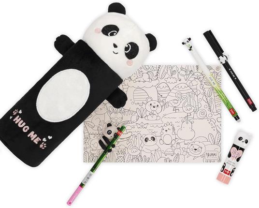 Legami - Astuccio Super Soft, Tema Panda, Astuccio soffice, 100% Poliestere, Super Soft Pencil Case - 6