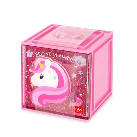 Box componibile organizzatore da scrivania per cancelleria Legami - Unicorno - 4