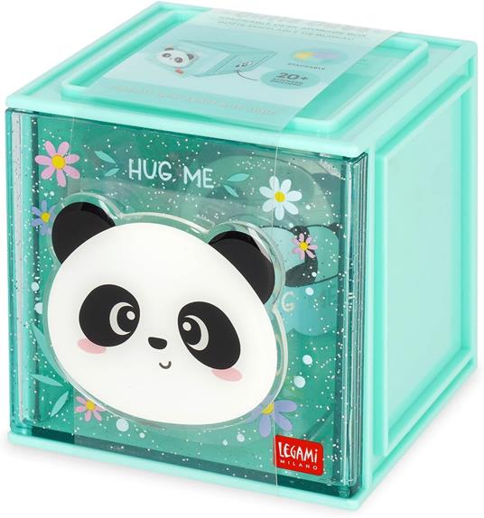 Box componibile organizzatore da scrivania per cancelleria Legami - Panda - 5