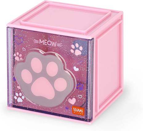 Box componibile organizzatore da scrivania per cancelleria Legami - Kitty