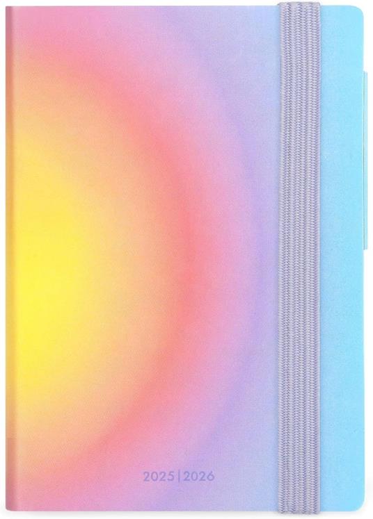 Agenda settimanale Legami 2025 -2026, 16 mesi - Small weekly Diary with block notes - Aura