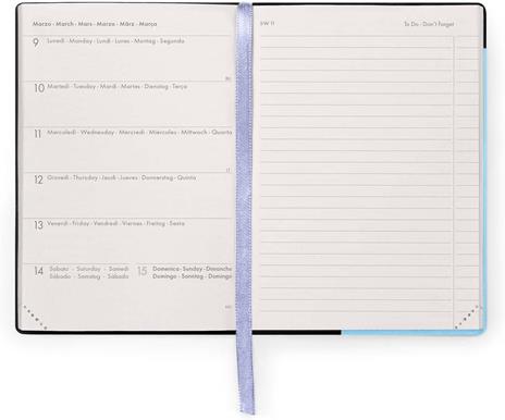 Agenda settimanale Legami 2025 -2026, 16 mesi - Small weekly Diary with block notes - Aura - 3