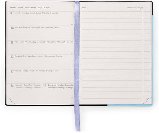 Agenda settimanale Legami 2025 -2026, 16 mesi - Small weekly Diary with block notes - Aura - 3
