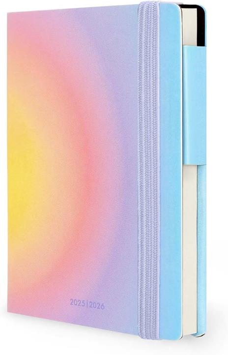 Agenda settimanale Legami 2025 -2026, 16 mesi - Small weekly Diary with block notes - Aura - 4