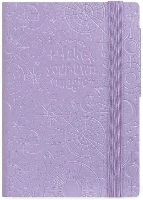 Agenda settimanale Legami 2025 -2026, 16 mesi - Small weekly Diary with block notes - Mystic lilac