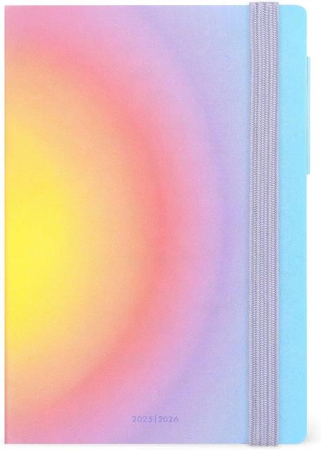 Agenda settimanale Legami 2025 -2026, 16 mesi - Medium Weekly Diary - aura