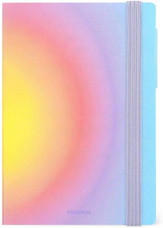 Agenda settimanale Legami 2025 -2026, 16 mesi - Medium Weekly Diary - aura