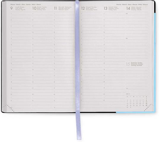 Agenda settimanale Legami 2025 -2026, 16 mesi - Medium Weekly Diary - aura - 3