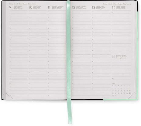 Agenda settimanale Legami 2025 -2026, 16 mesi - Medium weekly Diary - pastel mint - 3