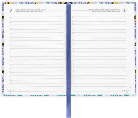 Agenda giornaliera Legami 2025 -2026, 16 mesi - Small photo Daily Diary - bee - 3