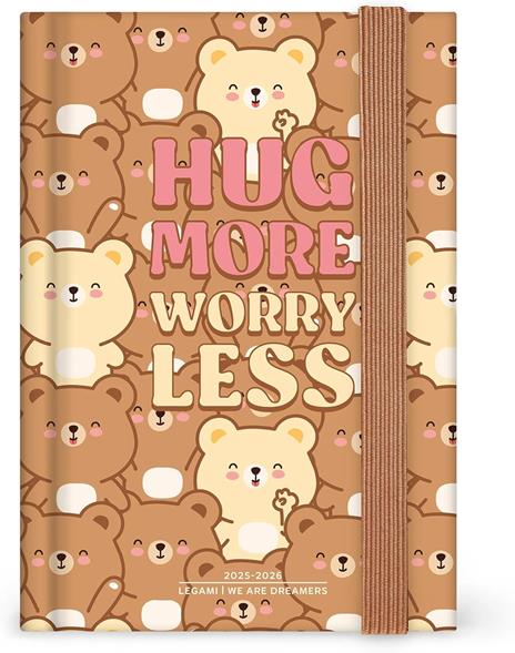 Agenda giornaliera Legami 2025 -2026, 16 mesi - Small photo Daily Diary - teddy bear