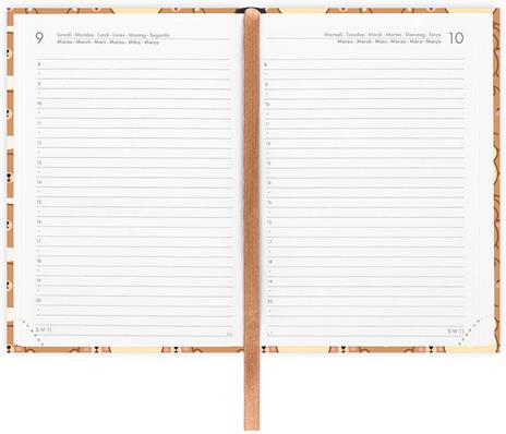 Agenda giornaliera Legami 2025 -2026, 16 mesi - Small photo Daily Diary - teddy bear - 3