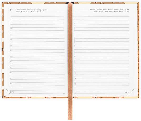 Agenda giornaliera Legami 2025 -2026, 16 mesi - Small photo Daily Diary - teddy bear - 3