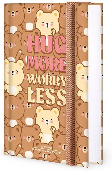 Agenda giornaliera Legami 2025 -2026, 16 mesi - Small photo Daily Diary - teddy bear - 4
