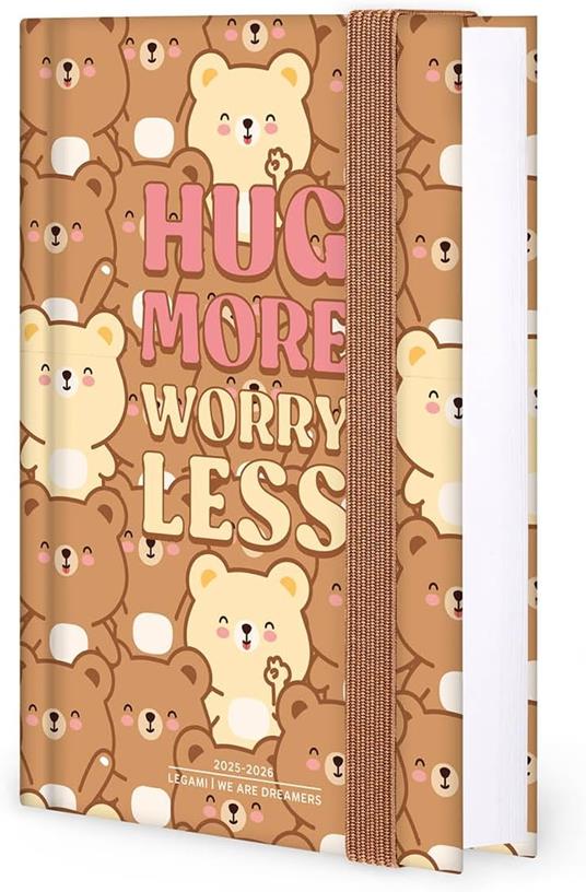 Agenda giornaliera Legami 2025 -2026, 16 mesi - Small photo Daily Diary - teddy bear - 4