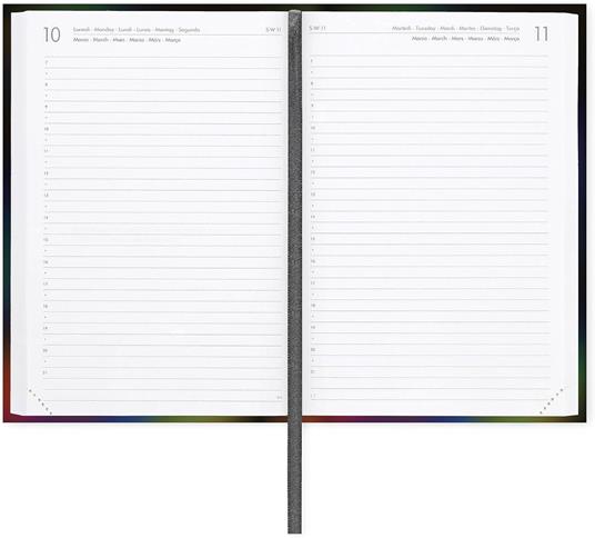 Agenda giornaliera Legami 2025 -2026, 16 mesi - Medium photo Daily Diary - moth - 3
