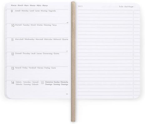 Agenda settimanale Legami 2025 -2026, 16 mesi - Small photo weekly Diary with block notes - travel - 3
