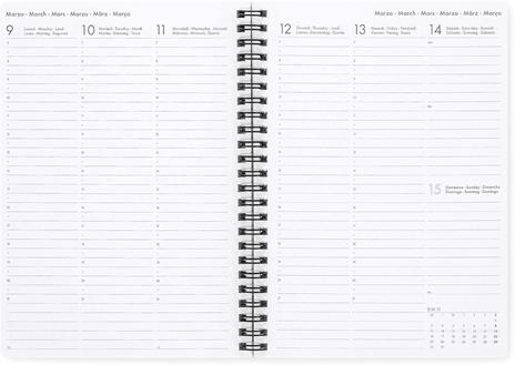 Legami - Agenda Settimanale Spiralata 2025-2026, Stars, 16 Mesi Large, Diario da Settembre 2025 a Dicembre 2026, 15 x 21 cm - 3