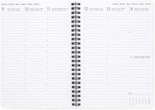 Legami - Agenda Settimanale Spiralata 2025-2026, Stars, 16 Mesi Large, Diario da Settembre 2025 a Dicembre 2026, 15 x 21 cm - 3
