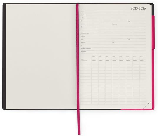 Agenda settimanale Legami 2026, 13 mesi - large weekly Diary - raspberry - 2
