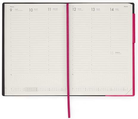 Agenda settimanale Legami 2026, 13 mesi - large weekly Diary - raspberry - 3
