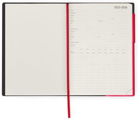Agenda settimanale Legami 2026, 13 mesi6 - large weekly Diary - cherry bomb - 2