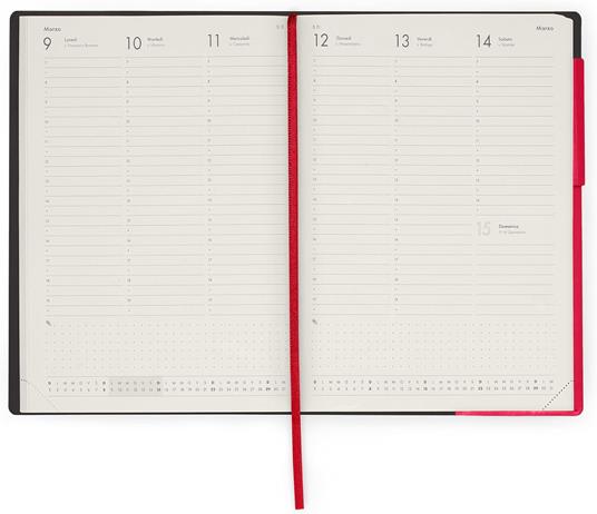 Agenda settimanale Legami 2026, 13 mesi6 - large weekly Diary - cherry bomb - 3