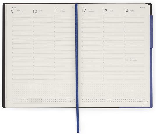 Agenda settimanale Legami 2026, 13 mesi - large weekly Diary - future dusk - 3
