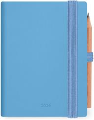 Agenda Legami 12 mesi, 2026, bigiornaliera, Mini 2-Day Diary - Retro Blue