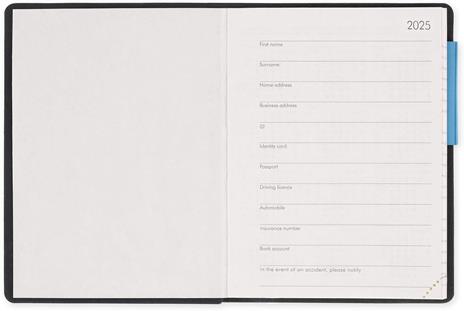 Agenda Legami 12 mesi, 2026, settimanale, Mini Weekly Diary - Retro Blue - 2