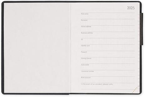Agenda Legami 12 mesi, 2026, settimanale, Mini Weekly Diary - Deep Graphite - 2
