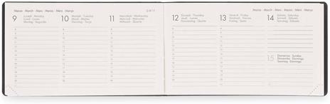 Agenda Legami 12 mesi, 2026, settimanale, Small Weekly Horizontal - Deep Graphite - 2