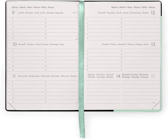 Agenda Legami 12 mesi, 2026, settimanale, Small Weekly Diary - Pastel Mint - 3