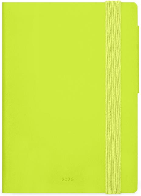 Agenda Legami 12 mesi, 2026, settimanale, Small Weekly Diary - Chartreuse