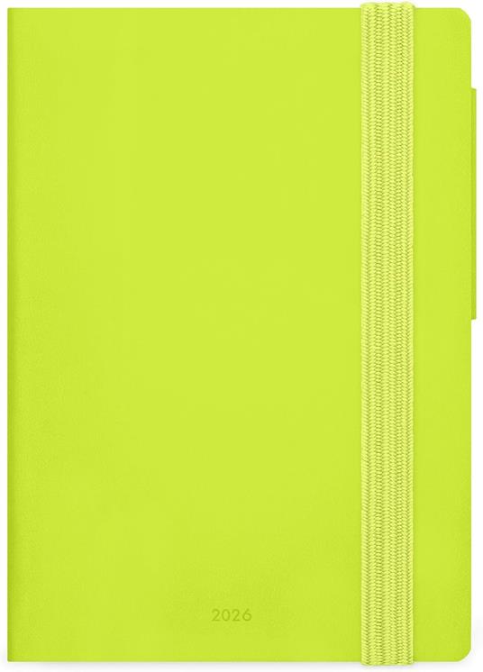 Agenda Legami 12 mesi, 2026, settimanale, Small Weekly Diary - Chartreuse